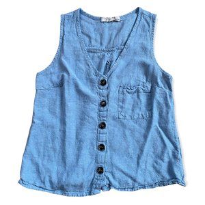 Mudd Button Down Top